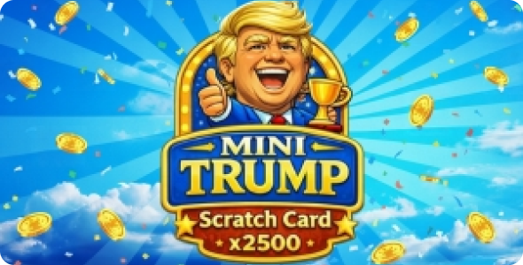 Mini Trump Scratch Card